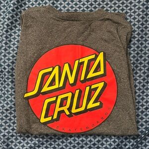 Gray Santa Cruz T Shirt